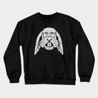 Meshuggah faced bunny Crewneck Sweatshirt